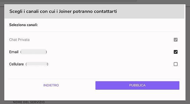 Creazione gruppo Together Price