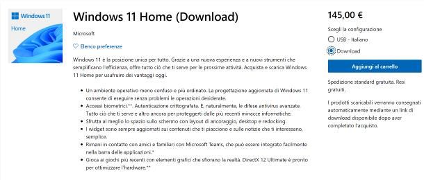 Come installare Windows 11