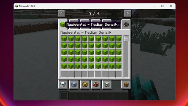 Residental Medium Density Minecraft