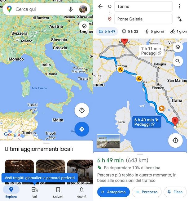 Viaggi Migliori app Play Store Google Maps