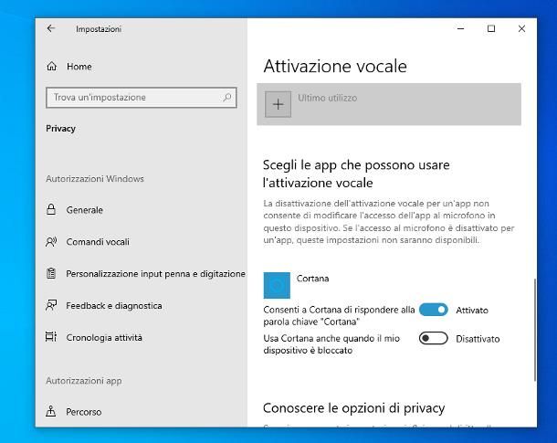 Come si attiva Cortana con la voce