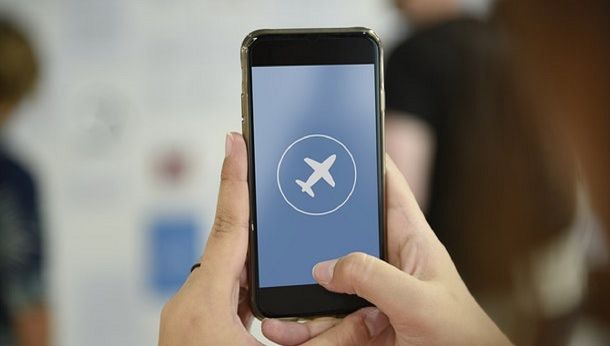 Telefono in modalità aereo