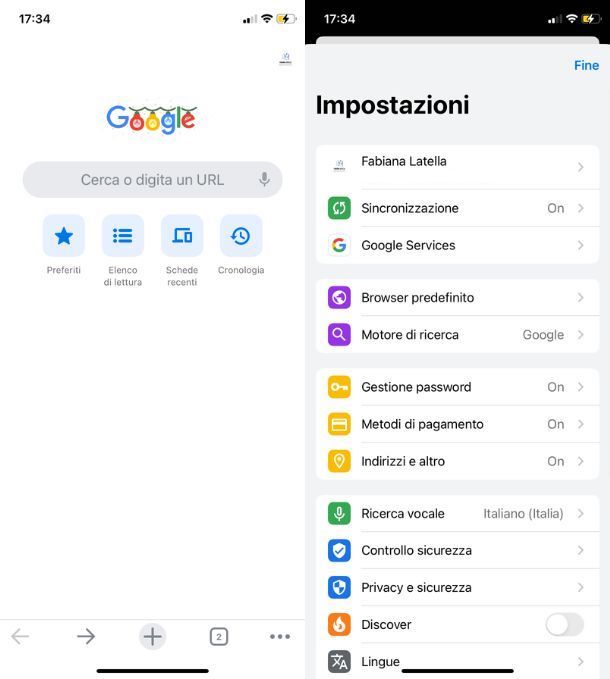 Personalizzazione da app per smartphone e tablet