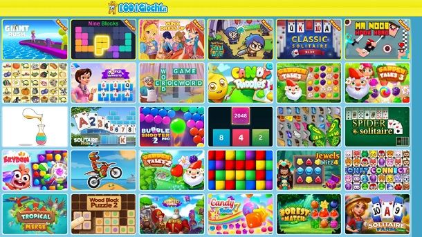 Giochi gratis per bambini su 1001