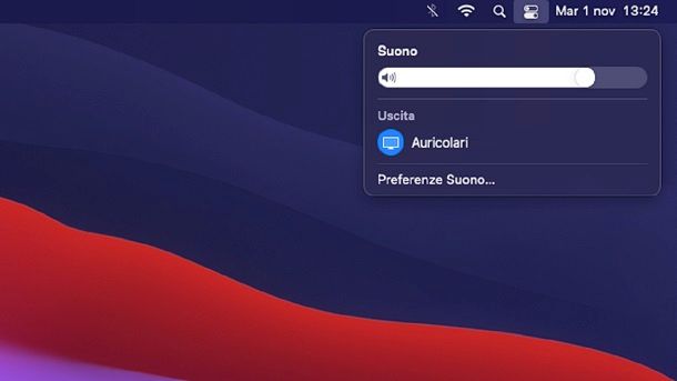 Controllare il livello di volume macOS