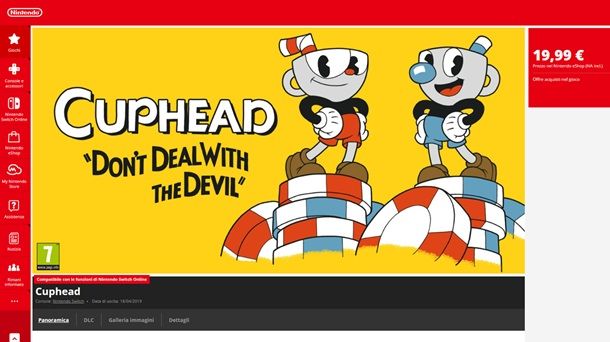 Come scaricare Cuphead su Nintendo Switch