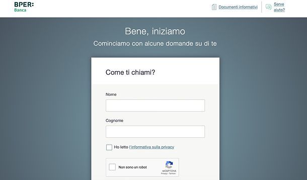 Apertura Carta Conto di BPER Banca