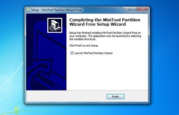 Installazione MiniTool Partition Wizard Free Edition