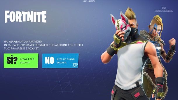 Login Fortnite