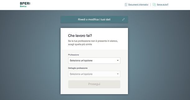 Apertura Carta Conto di BPER Banca