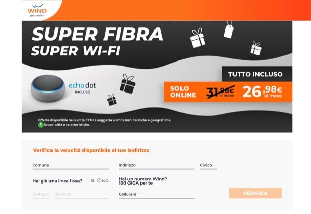 Offerta Infostrada
