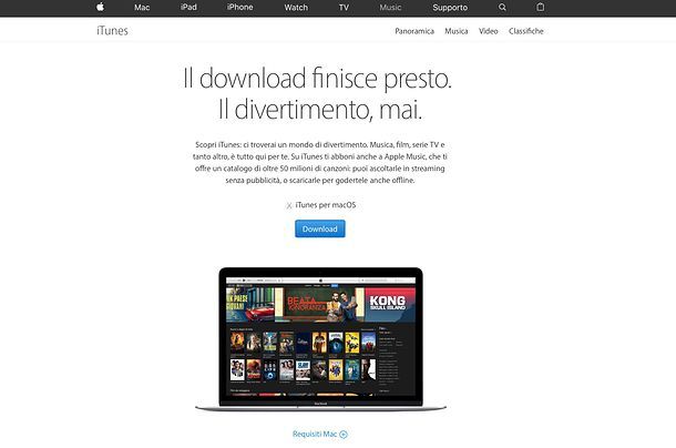 Come reinstallare iTunes su Mac