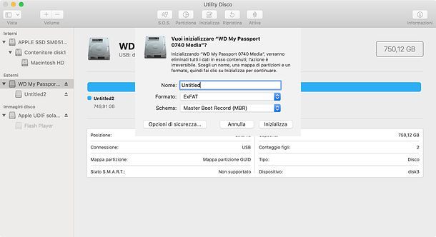 Come formattare hard disk Mac