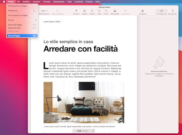 Chiusura applicazioni macOS