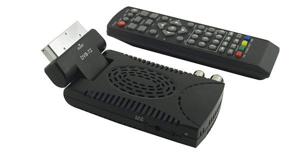 Decoder DVB-T2 HD Mini Con SCART E HDMI – Per TV Vecchi E Nuovi, Facile Da Usare