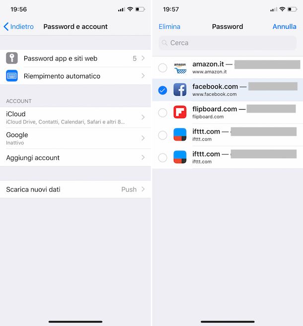 Come cancellare l'email dalla pagina iniziale di Facebook