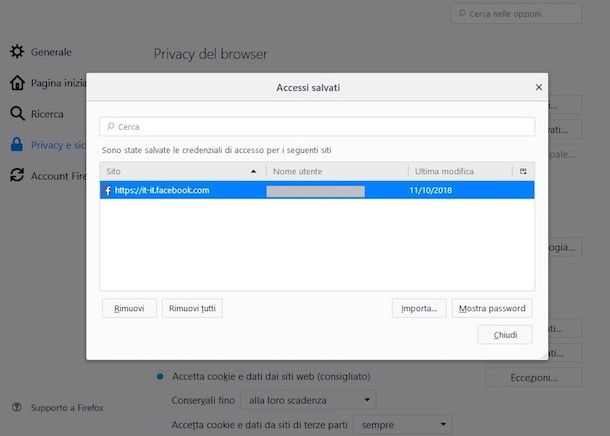 Come cancellare l'email dalla pagina iniziale di Facebook