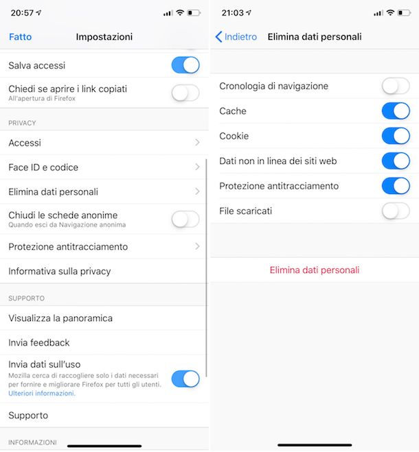 Come cancellare l'email dalla pagina iniziale di Facebook