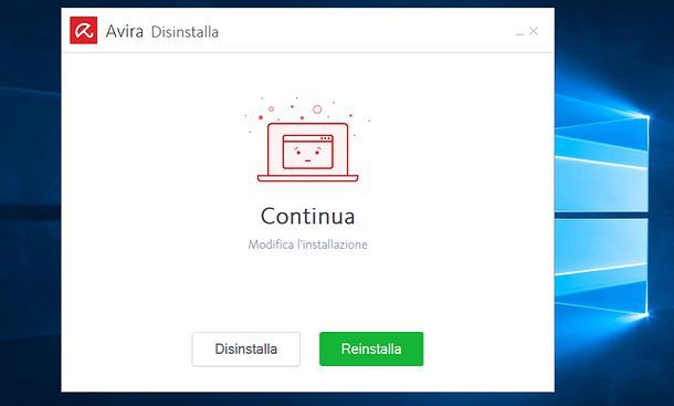 Come disinstallare Avira da Windows