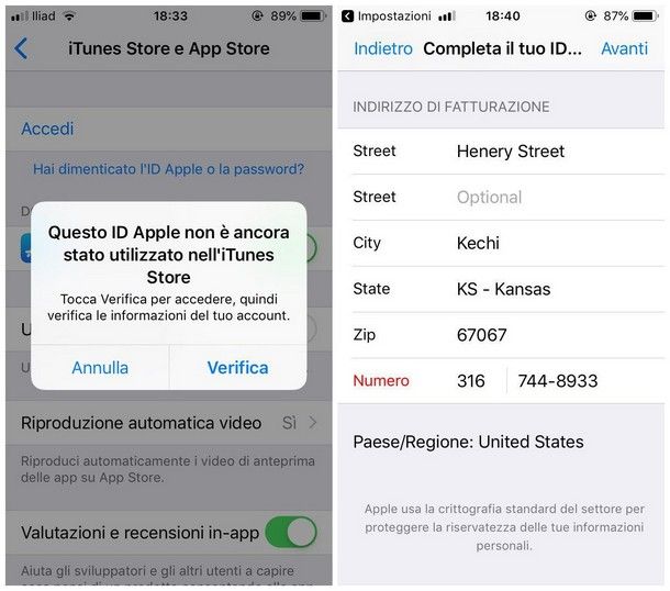 app da itunes straniero