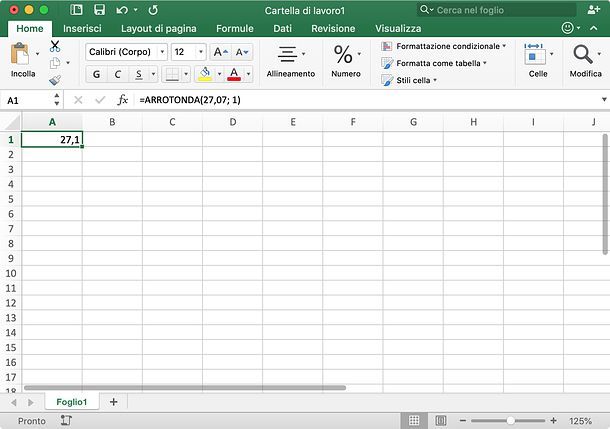 Come arrotondare in Excel