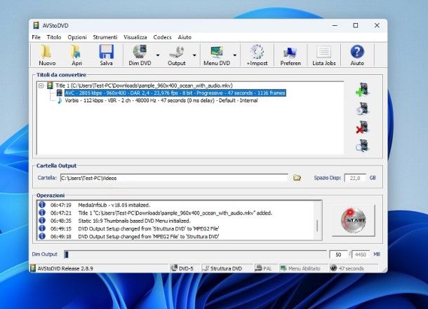 Come convertire MKV in DVD