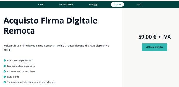 Come firmare un documento con firma digitale Namirial