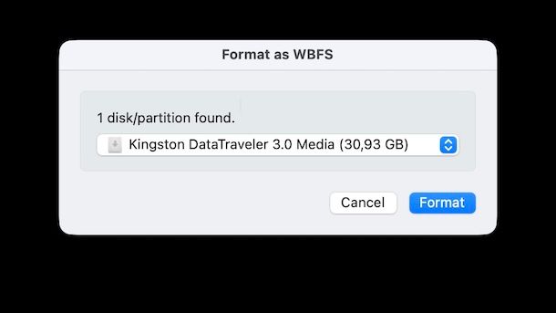 Rilevamento unit&agrave; USB