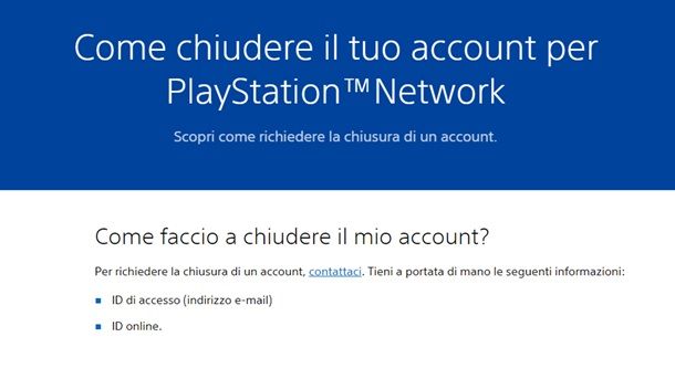 Come eliminare account PSN PC