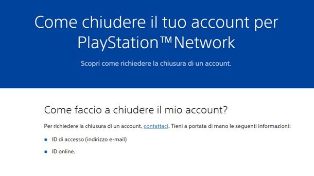 Come eliminare account PSN PC