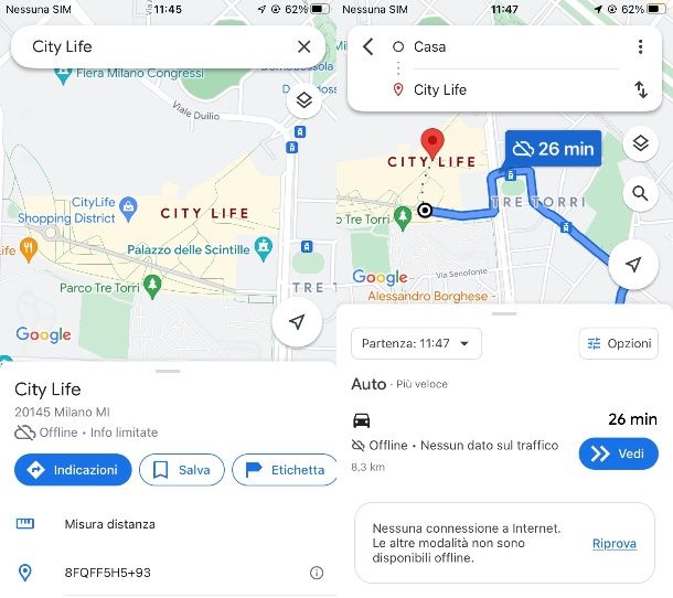 Come utilizzare Google Maps offline