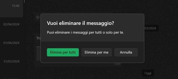 Come non far leggere un messaggio su WhatsApp