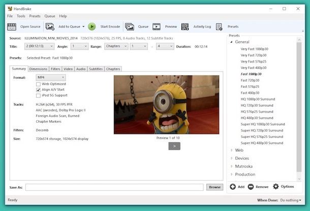 Come trasferire DVD video su chiavetta USB