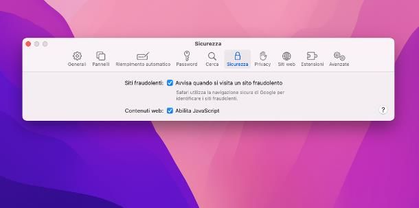 Come abilitare JavaScript e cookie su Mac