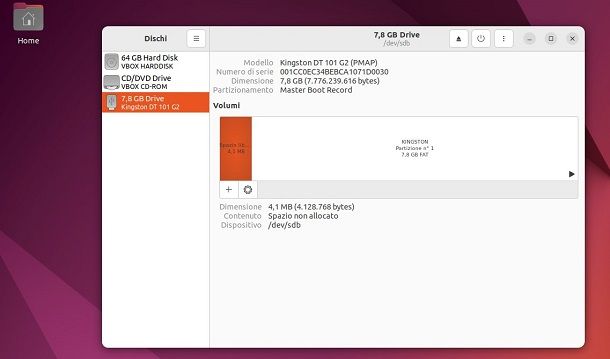 Come formattare le chiavette USB con Ubuntu