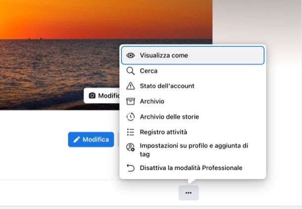 Visualizzare profilo Facebook da computer