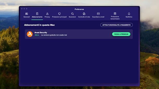 Avast Security Free Licenza Mac