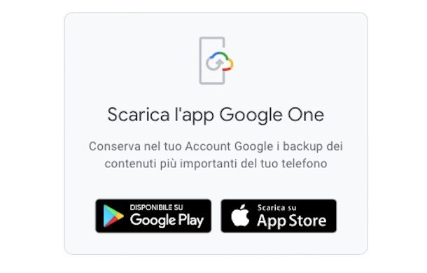 App Google One