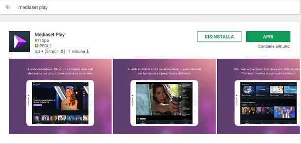 applicazione mediaset on demand
