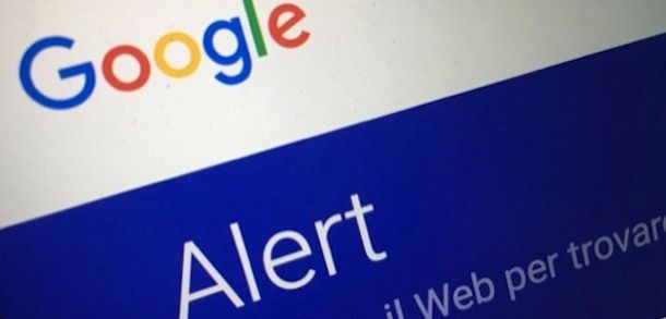 Come funziona Google Alert