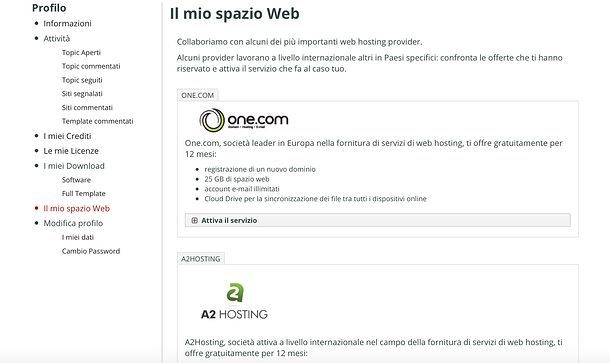 Spazio Web WebSite X5