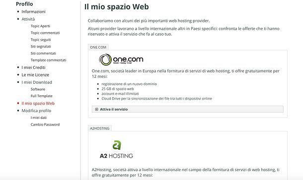 Spazio Web WebSite X5