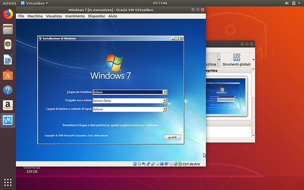 Installazione Windows in VirtualBox