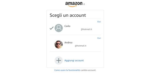 Come uscire da Amazon