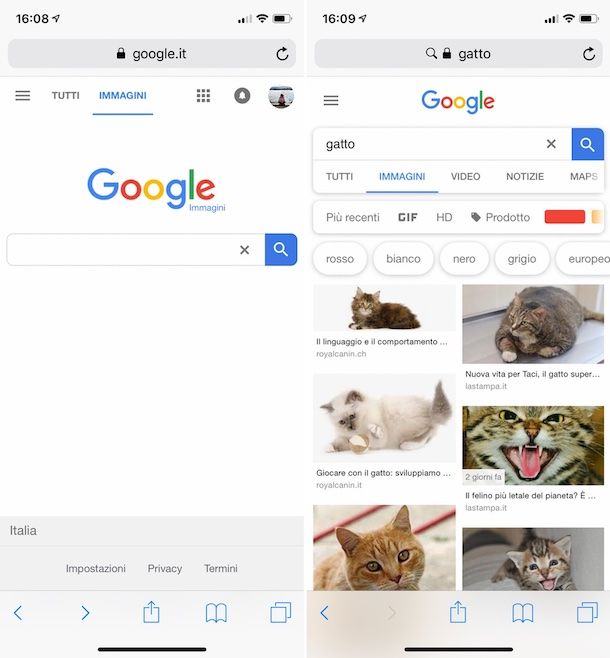 Come cercare una foto su Google dal cellulare