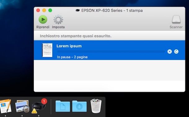 Come stampare da Mac