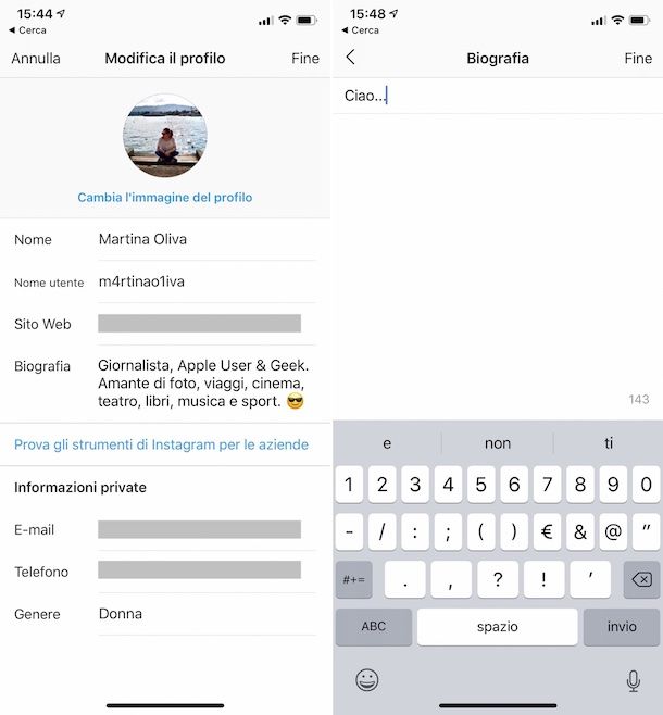 Come cambiare profilo Instagram da Android e iOS