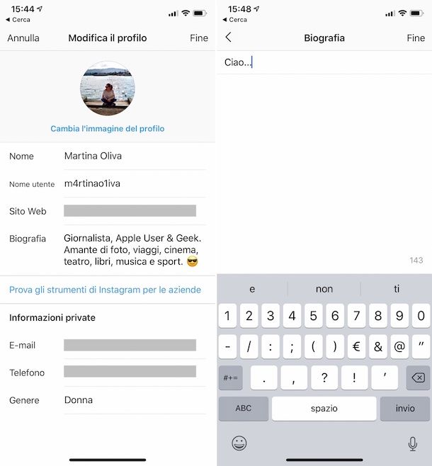 Come Modificare Profilo Instagram Salvatore Aranzulla