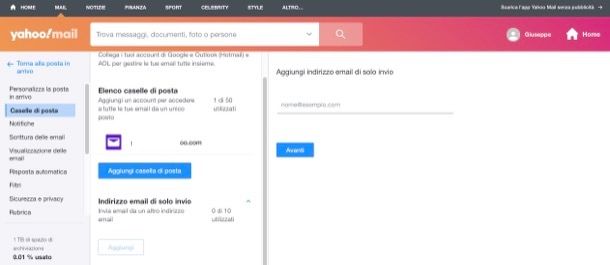 Yahoo mail