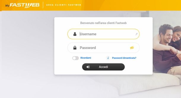 Login Fastweb